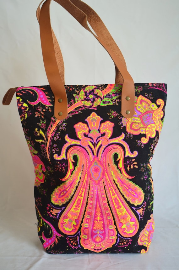 Beach Totes Tote Bag Canvas Boho Hippie Canvas Bag Bohemian 1294