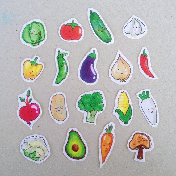 Veggie/vegetable/ vegan stickers