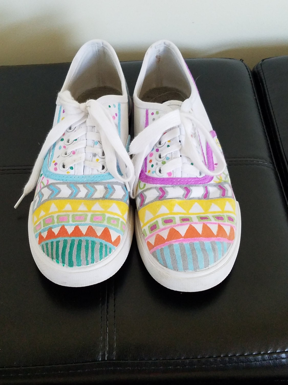 Hand Painted Tribal Shoes