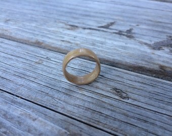 Birch Wooden Wedding Ring, Wooden Engagement Ring, Rosewood ring, wooden ring, promise ring, Bentwood Ring, Size 5
