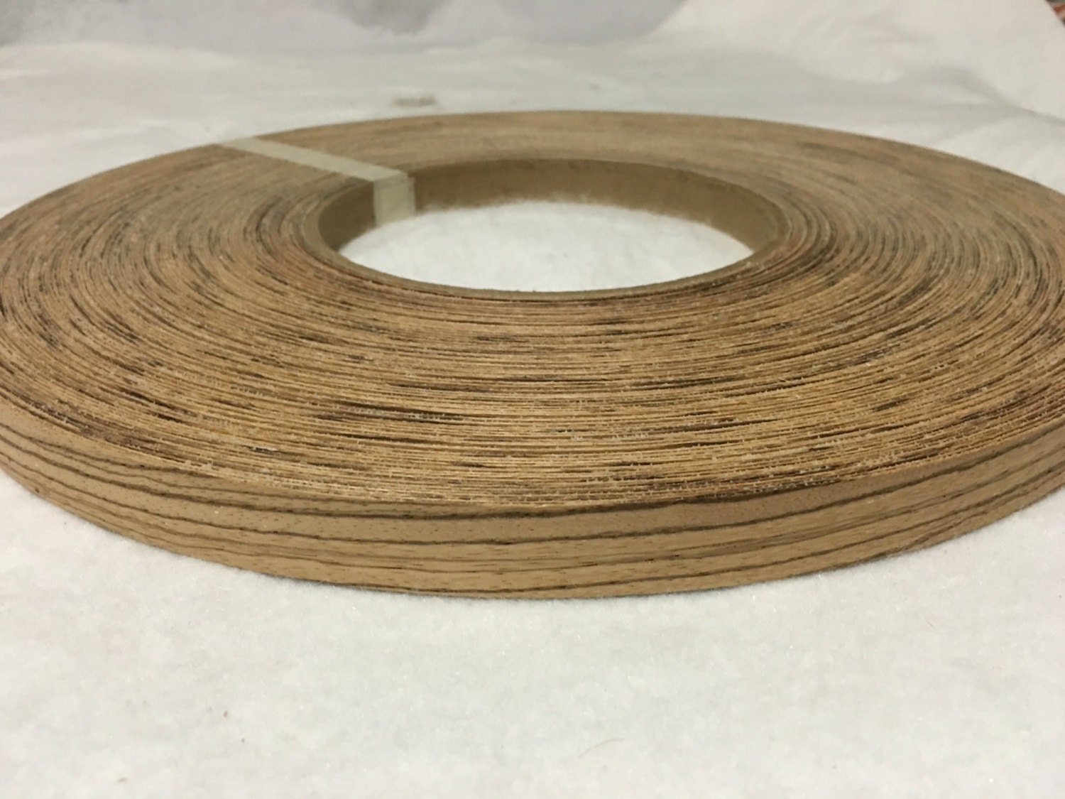 zebra Wood veneer edge banding iron on 13/16 to