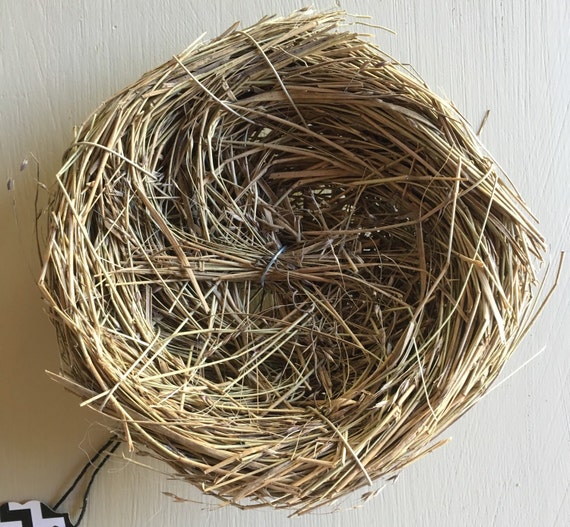 Straw Birds Nest by PosyBoutique on Etsy