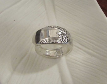 First Love 1937 spoon ring. Men or Women's ring. Custom sizing. Romantic Wedding Rings. Promise Rings. Anniversary Gift. Your First Love.