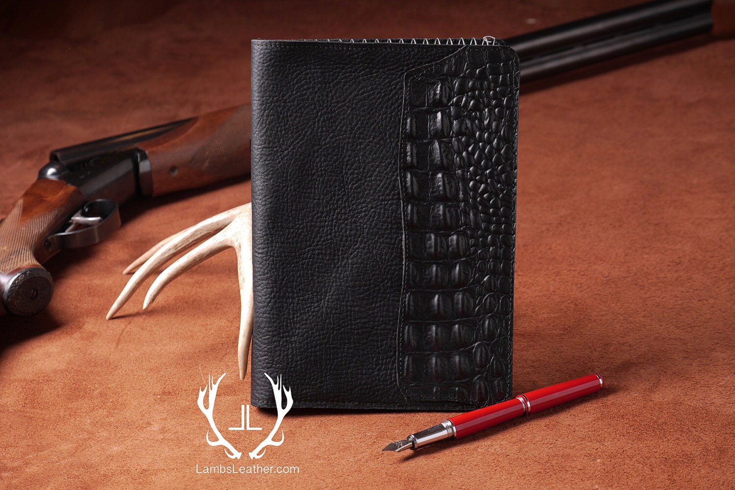 The Kevin Steno Pad Portfolio Genuine Leather by LambsLeather