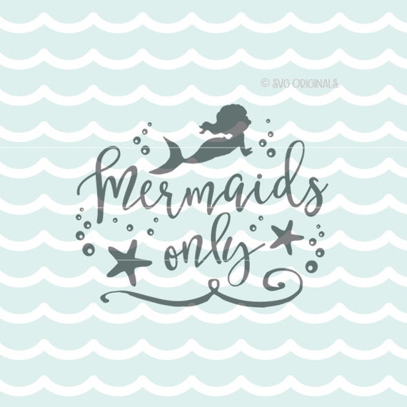 Download Mermaid SVG Mermaids Only SVG. Cricut Explore and more. Cut or