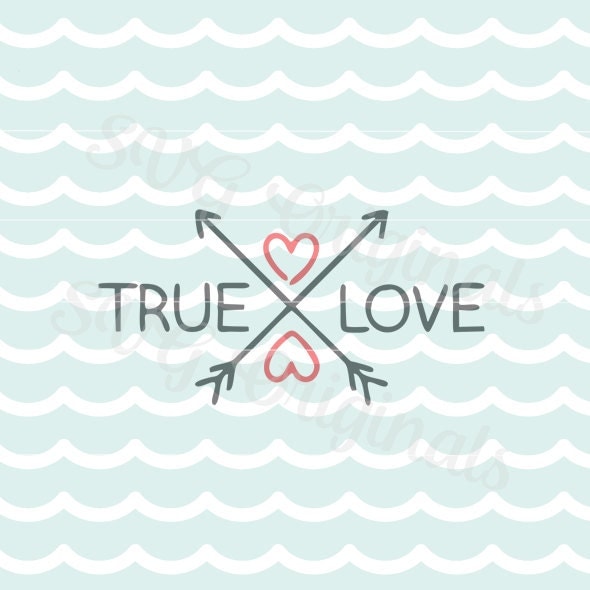Download Valentine True Love Arrow SVG Vector file. Cute for many uses