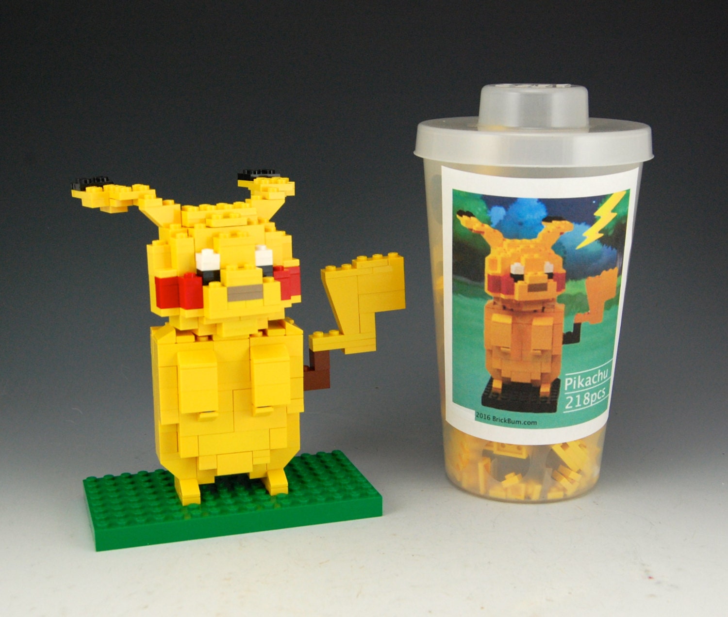 pikachu lego directions