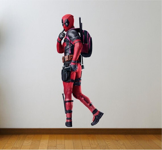 Deadpool Wall decal stickers by ArtogText on Etsy