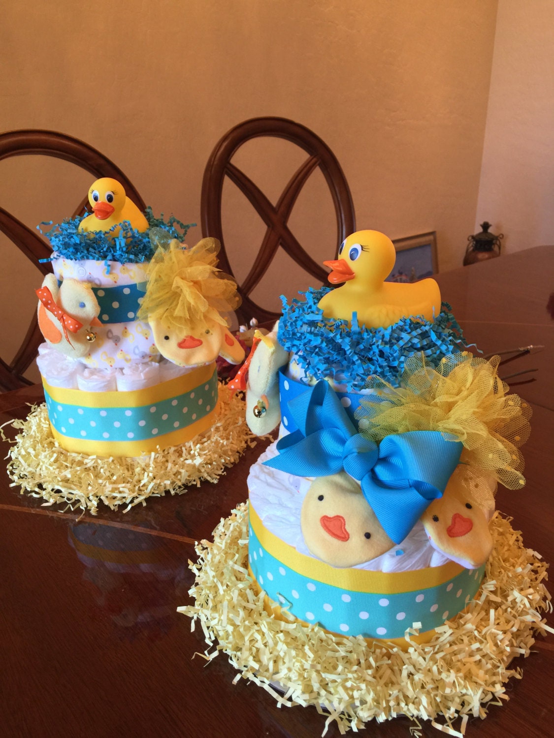 Rubber Ducky Diaper Cake Duck Diaper Cake Baby by TheSeaCottage14