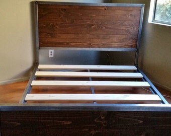 Modern Metal Bed Frames modern bed frame | etsy Modern Metal Bed Frames modern bed frame | etsy