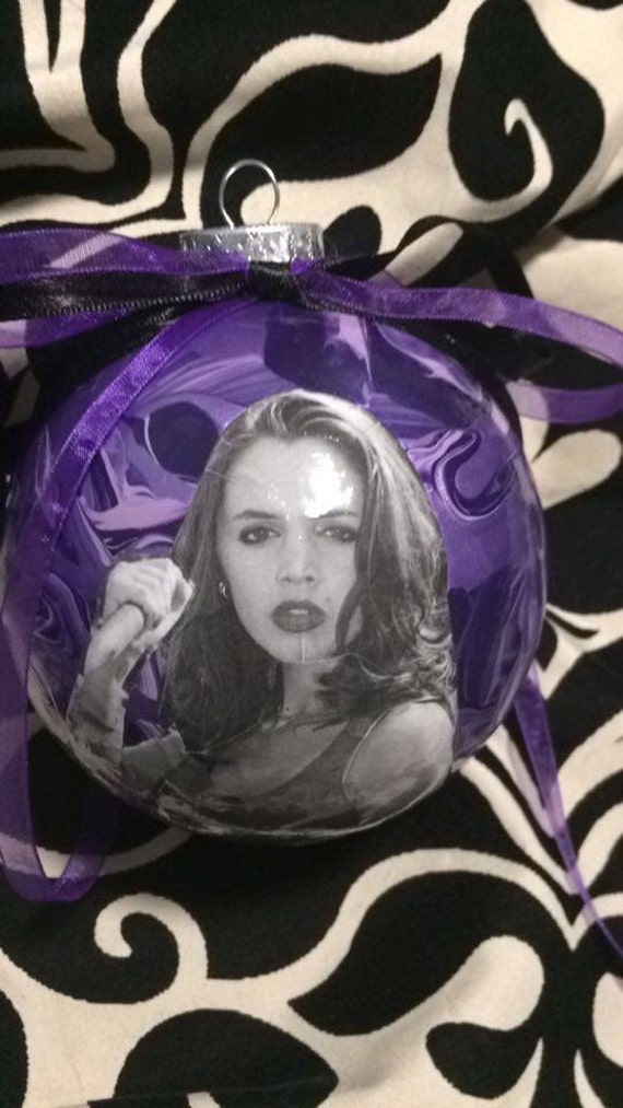 buffy the vire slayer faith five by five christmas ornament buffy the vire slayer faith five by five christmas ornament