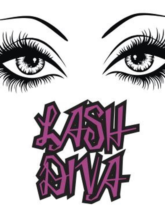 Download Lash Diva SVG DXF Cutting File | Lashes Svg | Lashes Svg from KWHickoxDesigns on Etsy Studio