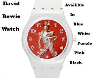 David bowie, 70's, retro, wrist watch, sports, sports watch, pink, retro , 70s music, star wars, fashion
