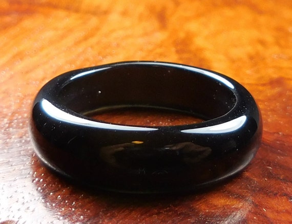 black obsidian stone ring black obsidian stone ring