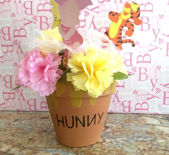 Winnie the Pooh Honey Pot Centerpiece by LoveSprink on Etsy