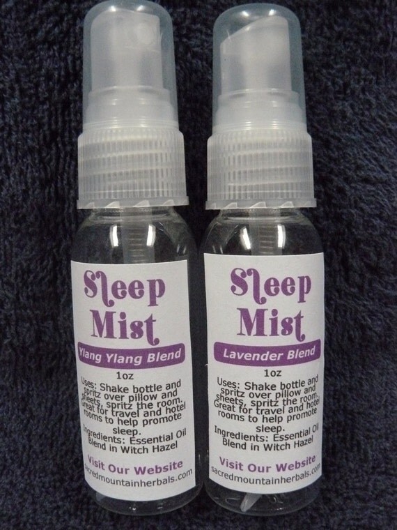 Sleep Mist Lavender Linen Spray Ylang Ylang Essential Oil