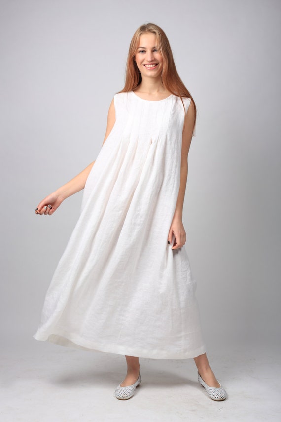 robe longue en lin femme