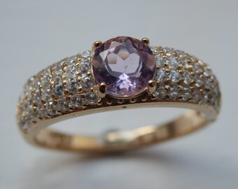 Rose de France Amethyst Dress Ring