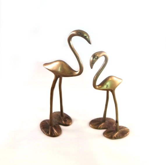 Brass Flamingos Brass Flamingo Statues Brass Flamingo