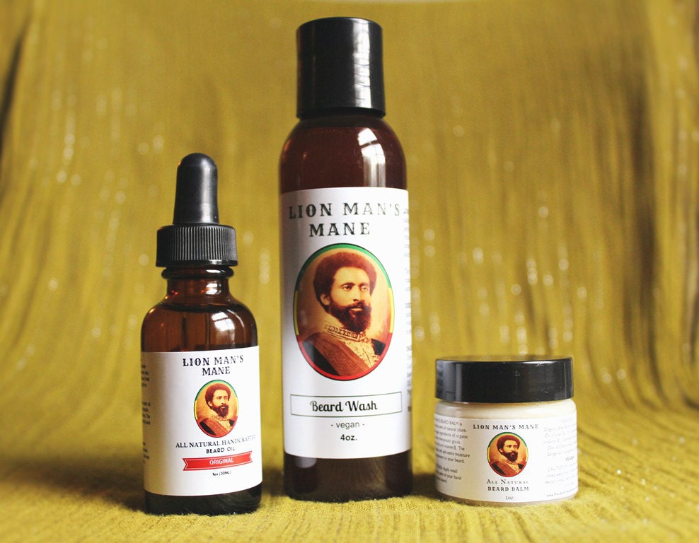 Beard Care Kit Beard Grooming Kit Gift Set by MelakuAromatherapy