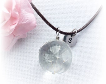 Dandelion necklace, real dandelion jewellery real dandelion, dandelion seed necklace, make a wish necklace, dandelion jewellery