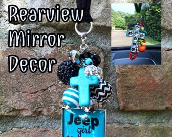 Jeep Wrangler Accessories, Jeep Girl, Jeep Lover Gift, Rear View Mirror Charm, Rearview, Jeep Life, Keychain, Jeep Wrangler Love, Jeep Hair