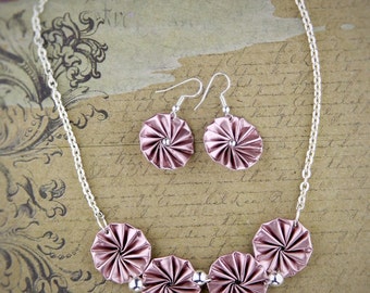 Handmade Set: Necklace + Earrings, hand made, nespresso