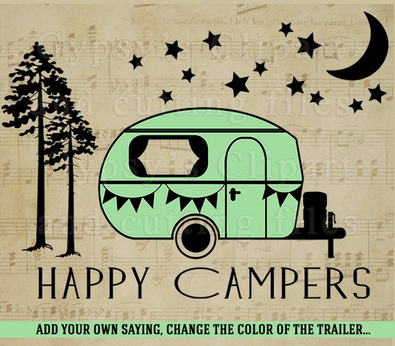 happy camper clipart - photo #39