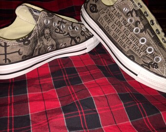 Mortal Instruments, Shadow hunter converse custom painted chuck taylors