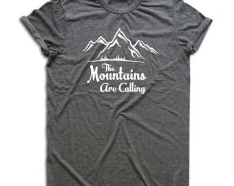 Unique mountain t shirt related items | Etsy