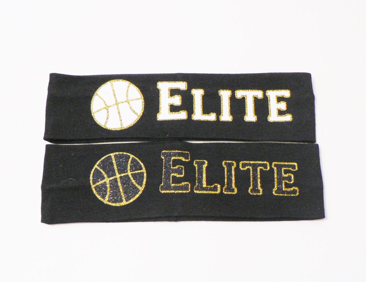 Basketball Headband Personalized Sport Headband by NorthPineVinyl