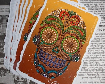Calavera Decal | Sticker | Dia De Los Muertos | Sugar Skull