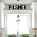 Pilsner Craft Beer Sign