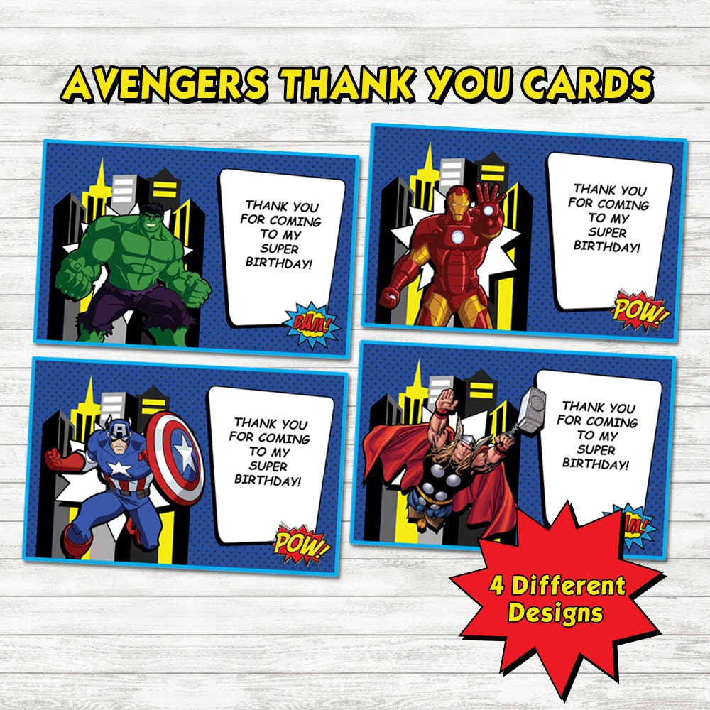 Avengers Printable Thank You Cards | avengers thank you cards avengers party avengers printable Avengers Printable Thank You Cards | avengers thank you cards avengers party avengers printable