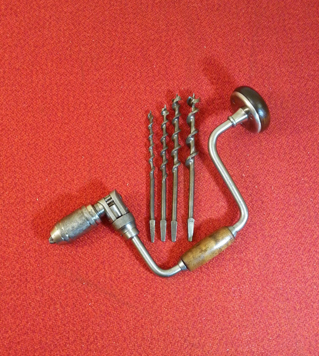 Brace & Bit Stanley No. 945 Hand Drill Ratcheting 10