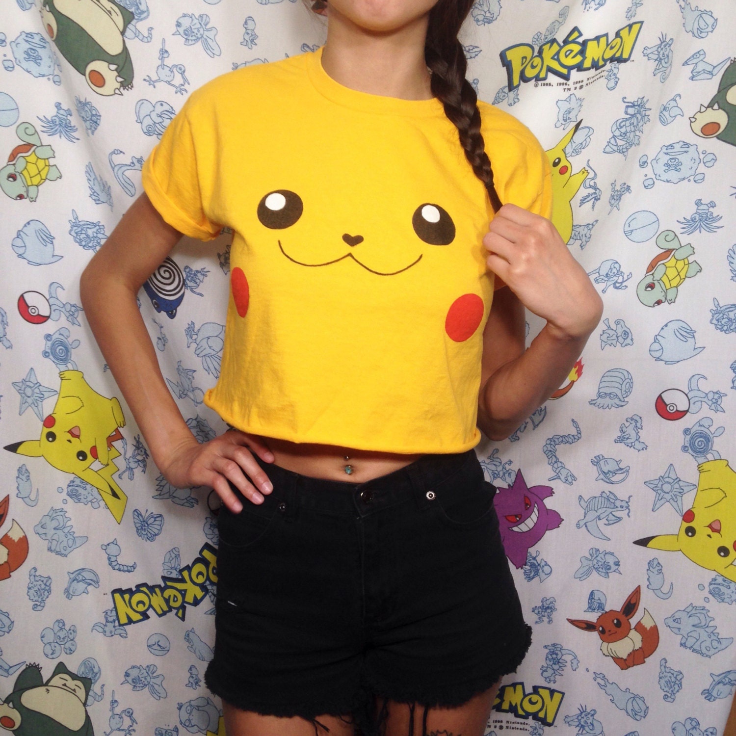 Pikachu Crop Top