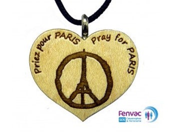 Pendant "Pray For Paris '"Pray for Paris"