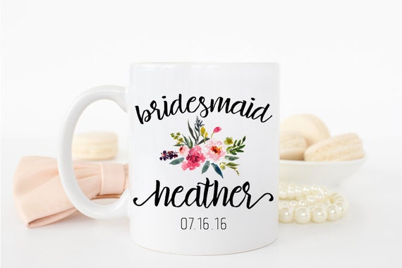 Custom Bridesmaid Mugs