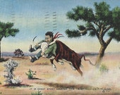 L.H. "Dude" Larsen Cowboy Bull Riding Collectibles Artists Poet L.H. "Dude" Larsen Cowboy Bull Riding Collectibles Artists Poet