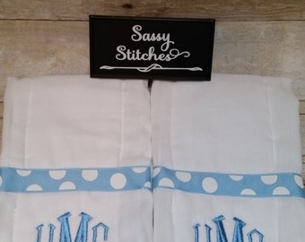burp cloth, embroidered burp cloth, baby shower gift, personalized burp cloth, custom burp cloth