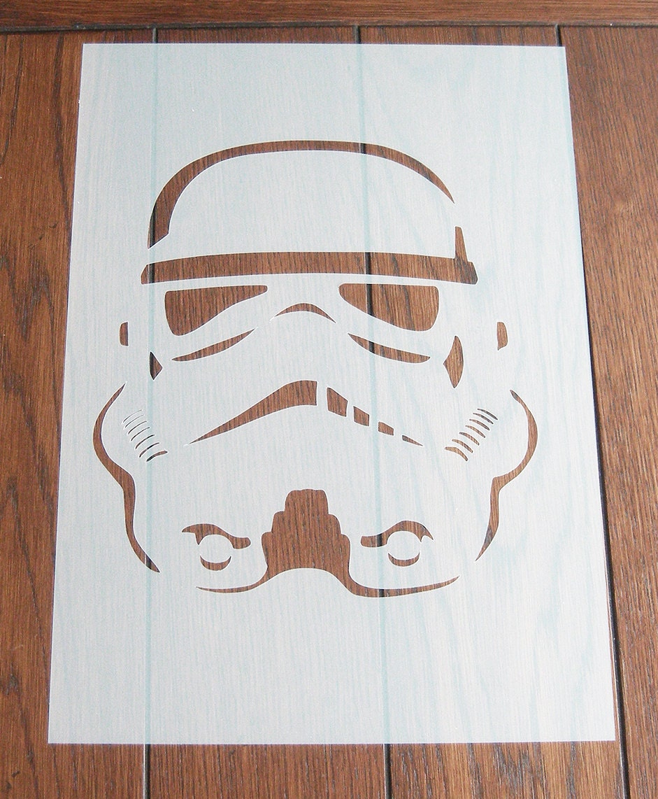 Pochoir de Stormtrooper masque réutilisable Mylar feuille pour