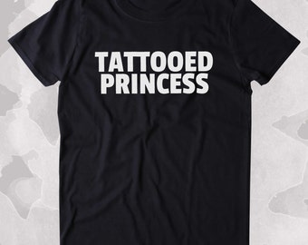 Tattooed Princess Shirt Punk Rock Tattoo Soft Grunge Clothing Tumblr T-shirt