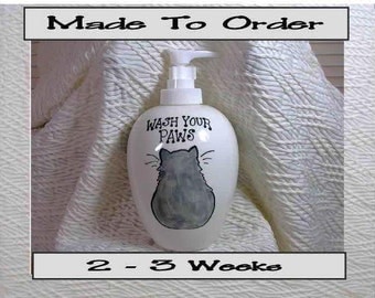 Pawprint Magic Katzenpfoten Seifenspender - Erzeugt Pfotenförmigen Schaum