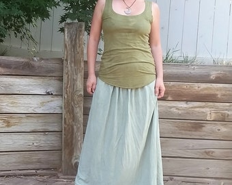Moonflower tank tunic (hemp and organic cotton)