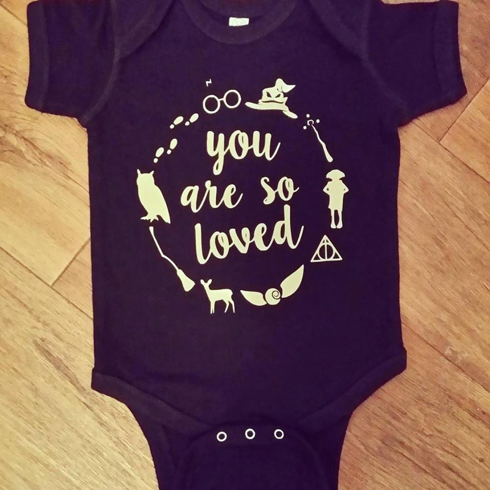 You Are So Loved Harry Potter onesie Harry Potter baby