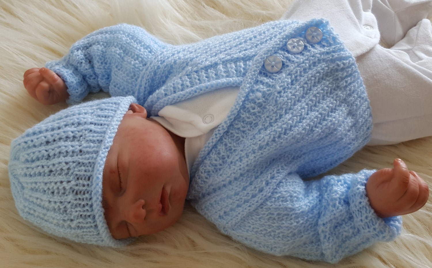 Easy newborn cardigan knitting pattern free hat