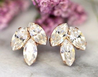 Bridal Crystal Earrings,Swarovski Bridal Crystal Earrings,Bridal Cluster Earrings,Bridesmaids Earrings,Crystal Bridal Earrings,Crystal Studs