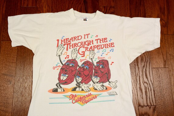 vintage California Raisins t-shirt vintage 80s tee I Heard It