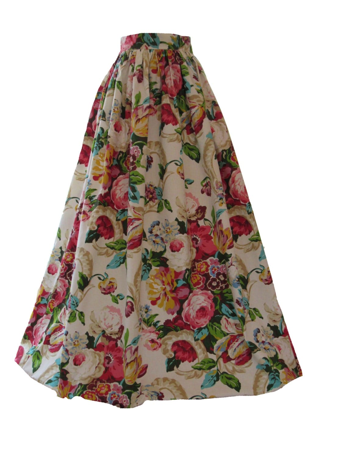 Floral Maxi Ball skirt Midi Skirt Mini Skirt or full