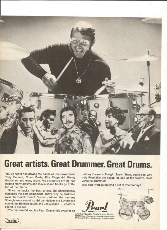 Ed Shaughnessy In 1965 Drummer Drums Snare Drum